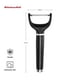 thumbnail image 3 of Cuchilla Peeler KitchenAid Classic Y negra de acero inoxidable, 3 of 6