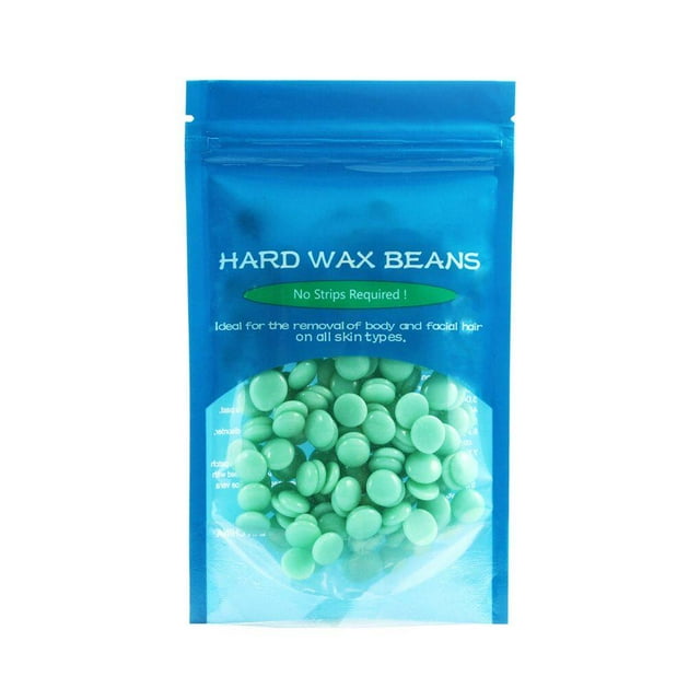 Cire Dépilatoire Dure 50g, Lavande, Thé Vert, Miel, Pellets de Bikini
