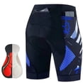 thumbnail image 2 of Gyexs Men's Bike Shorts 3D Padded Cycling Shorts UPF 50+ Cycle Shorts with Zipper Pockets Tights Z03 Blue, Size XXL, 2 of 5
