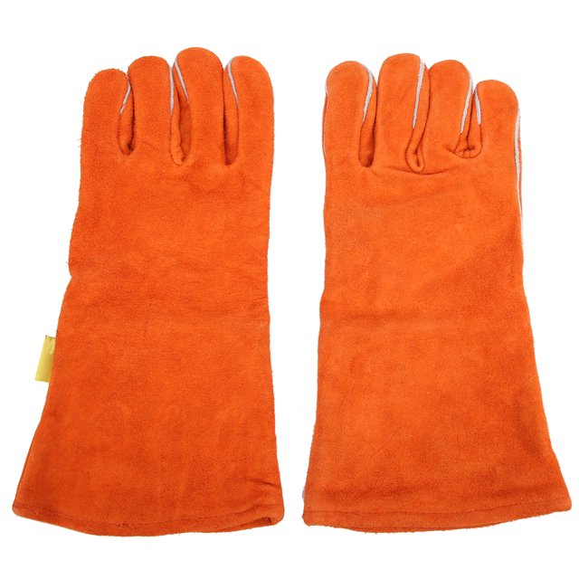 Gants Réutilisables, Paire 35cm Gants de Soudure Gants de Soudure Performance de Premier Ordre
