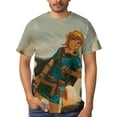 thumbnail image 5 of The Legend Of Zelda Breath of The Wild Unisex Short Sleeve T Shirt Daily Novelty 3D Printed T-Shirts Soft Comfortable Tee Shirt Top For Men And Women, 5 of 7
