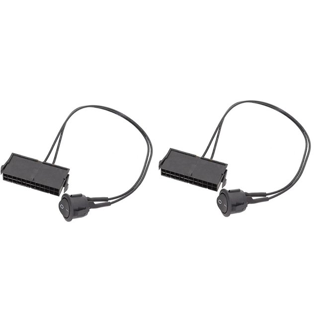 Cable hembra 18awg los 30cm del interruptor de arranque de la fuente de alimentación de Atx Psu de 24 pines