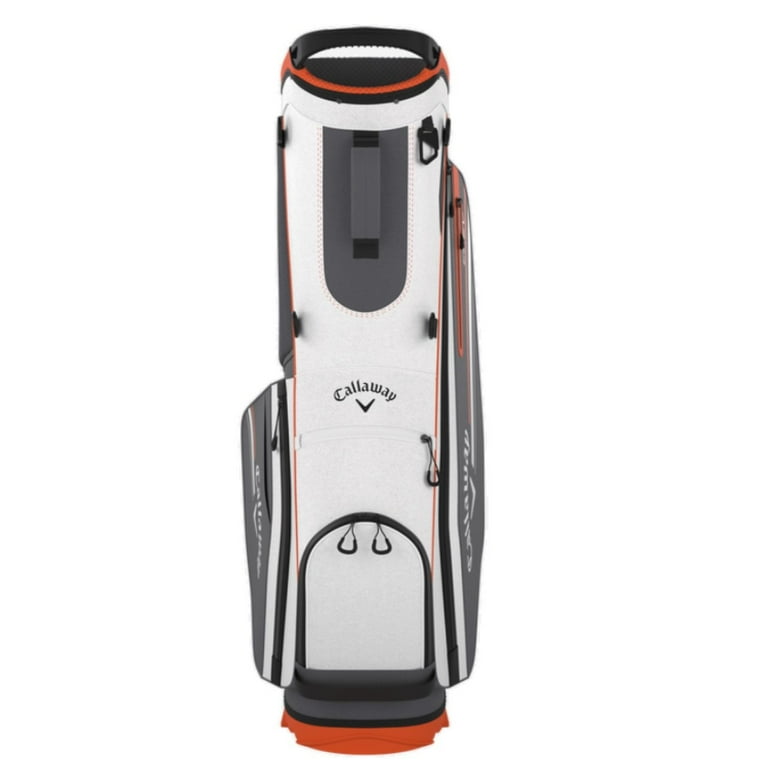 Callaway 2024 Chev Stand Golf Bag - 4-Way Club Top, White Callaway 2024 Chev Stand Golf Bag - 4-Way Club Top, White