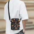 thumbnail image 3 of FUIALDOLG Birds Orange Branches Crossbody Bag for Office, Zippered 2-Layer over Shoulder Bags for Girls and Men Shoulder Bag, 3 of 7