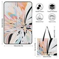 thumbnail image 2 of Cute Colorful Flower Waterproof Picnic Blanket with Foldable Zipper, Suitable for Outdoor Use, Suitable for Travel, Camping, Beaches, Parks, Grasslands, Picnic Blanket Accessories, 2 of 8