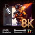 thumbnail image 2 of Cable USB C a DisplayPort 1.4 UGREEN 8K @60Hz 4K @240Hz 2 m, 2 of 9