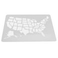 thumbnail image 3 of OUNONA Wall Paint Stencil for Drawing with Beige Plastic Map Template Large Designs for Home Office Shop Decor, 3 of 8