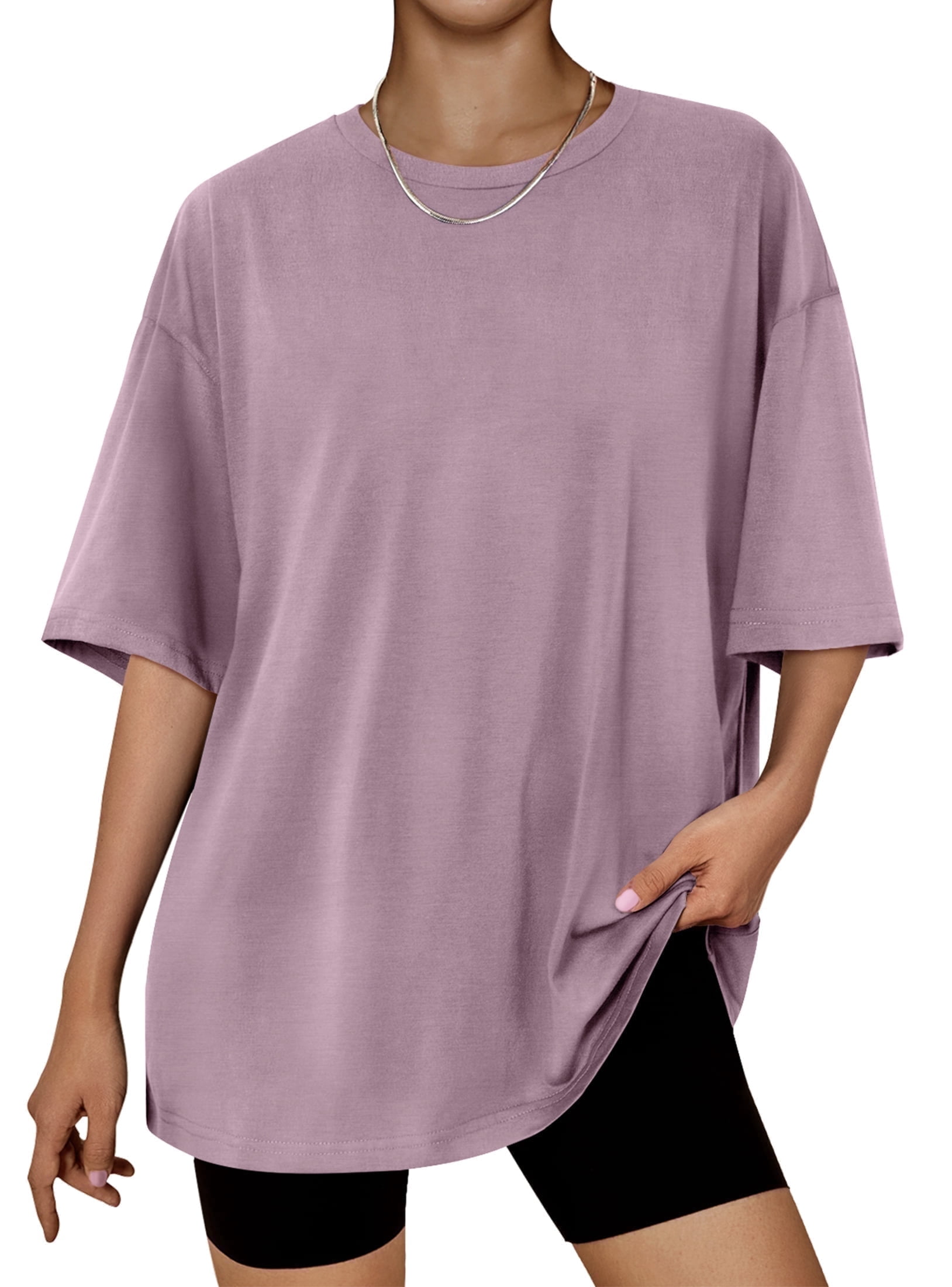 SUNBS Plus Size Womens Tops Workout T Shirts Short Sleeve Spring Tee Summer Clothes,Sizes S-3XL
