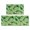 Dinosaur Skeleton Black Pattern, variant on Dinosaur and Text White Pattern Anti Fatigue Kitchen Rugs Set Of 2, Non Slip Washable Decorative Floor Mats for Kitchen Sink Laundry, 17"x30" and 17"x47"