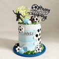 thumbnail image 3 of Drwate Adornos Para Tartas De Fútbol, ??Trofeo De Balón De Fútbol, ??Decoraciones Para Pasteles Para Fiestas De Cumpleaños De Fútbol, ??Suministros Para Fiestas Deportivas De Fútbol (Azul), 3 of 5