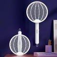 thumbnail image 5 of pdqouc Electric Fly Swatter Type C Rechargeable Swatter Foldable Handheld and Auto Mode Powerful Instant Bat for Indoor Outdoor Camping, 5 of 5