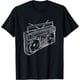 thumbnail image 1 of Camiseta de los años 80 y 90 Old School Music Hip Hop Beatbox Boombox, 1 of 2