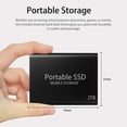 thumbnail image 7 of Black 2 T B Large Capacity External SSD USB 3.0 Hard Drive Type C-Computer/Laptop, 7 of 7