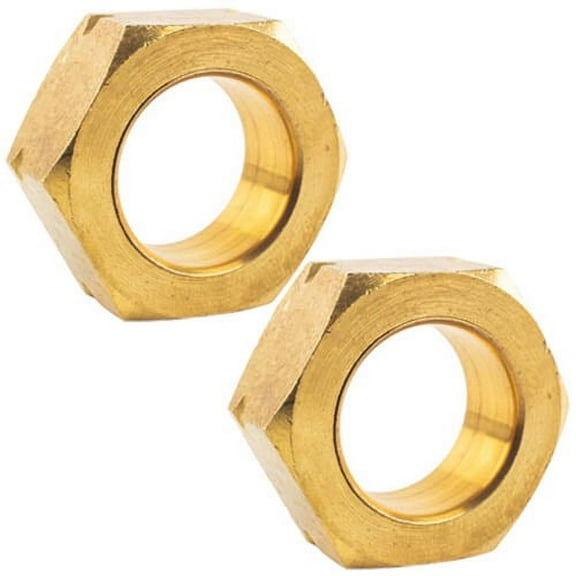 2 Pack 3/4" Compression Nut & Ferrule Combo for 3/4" OD Tube Brass Sleeve Nut