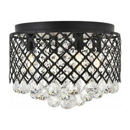 

Tully 4 Light Matte Black Flush Mount