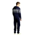 thumbnail image 2 of Skylinewears Mens Hooded One Piece Pajamas Adult Non Footed Printed Jumpsuit Sleepwear, 2 of 3