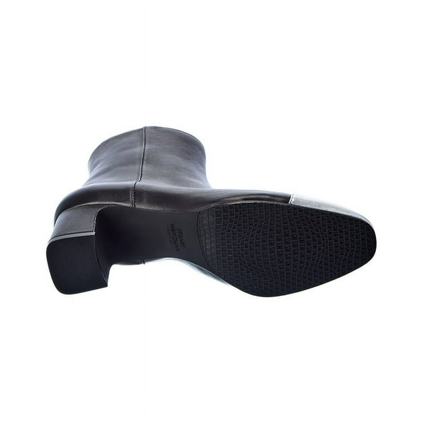 Stuart Weitzman Milla 60 Leather Bootie 9.5 Black