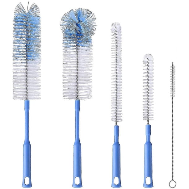 2024 Bottle Brush, 5 Pack Bottle Cleaner Brush, for Narrow Neck Bottles, Sport Bottles, Thermos, Wine Glasses