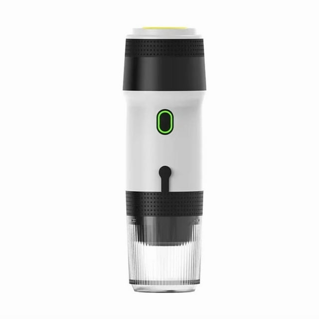 Automatic Espresso Capsule Machine, Portable USB, for Small and Large Capsules of Coffee Powder Capsule Holder Silver