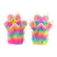 thumbnail image 4 of TISHITA Gants Pattes d'Animaux Confortables Doux Gants de Costume Cosplay pour Performance sur Scène Multicolore B, 4 of 8