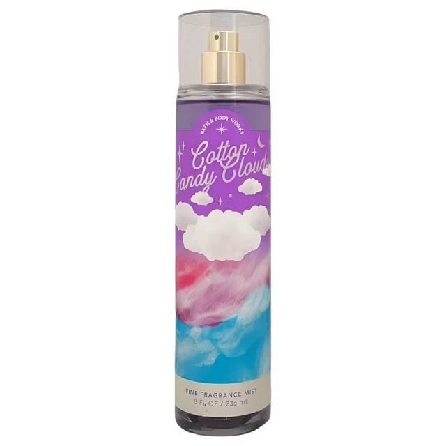 Bath and Body Works Cotton Candy Clouds Fine Fragrance Body Mist 8 fl oz New