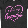 thumbnail image 4 of Inktastic I Love My Grandpa in Pink Chalk Heart Boys or Girls Baby Bodysuit, 4 of 5