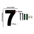 thumbnail image 2 of Boreal Craft Metal Door Numbers Home Address Letters Outdoor Metal Mailbox Numbers Durable Numbers And Letters For Home Apartment Hotel Garage Farmhouse Welcome Sign for Wreath Making Easter Porch, 2 of 3