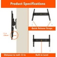 onn. Fixed TV Wall Mount for TVs 32" to 86" holds upto 120 lbs