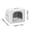 L, variant on Summer Pet Air Conditioner Cooler House, Ice Pack Cooling Bed for Indoor & Outdoor Use, Foldable Waterproof Cat Shelter for Garage Patio Garden, Lightweight Travel Resting Den