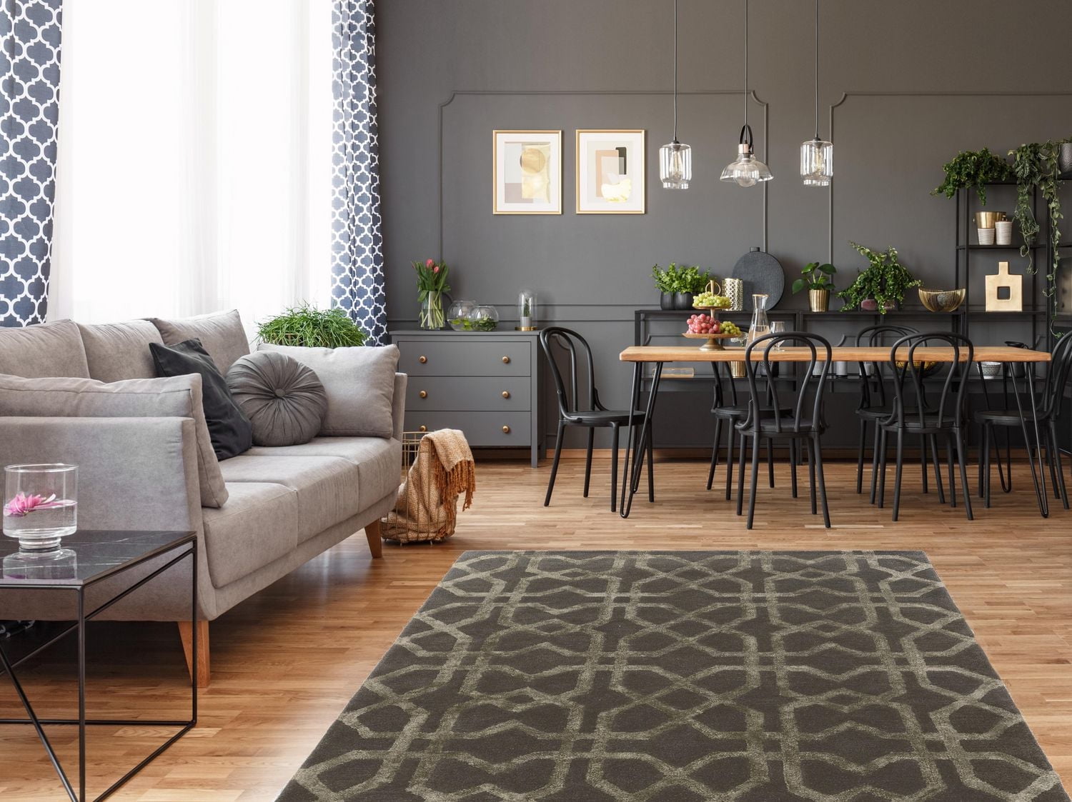 Aspire Wool X's Slate 8' x 11' Area Rug