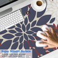 thumbnail image 2 of Long Mouse Pads for Desk,Red and Blue Pioneer Flower Pattern Desk Mats on Top Of Desks, Desk Mouse Pad Extra Large with 3mm Non-Slip Base and Stitched Edge for Gaming,Office,Work,Home 47.3"x23.6", 2 of 6