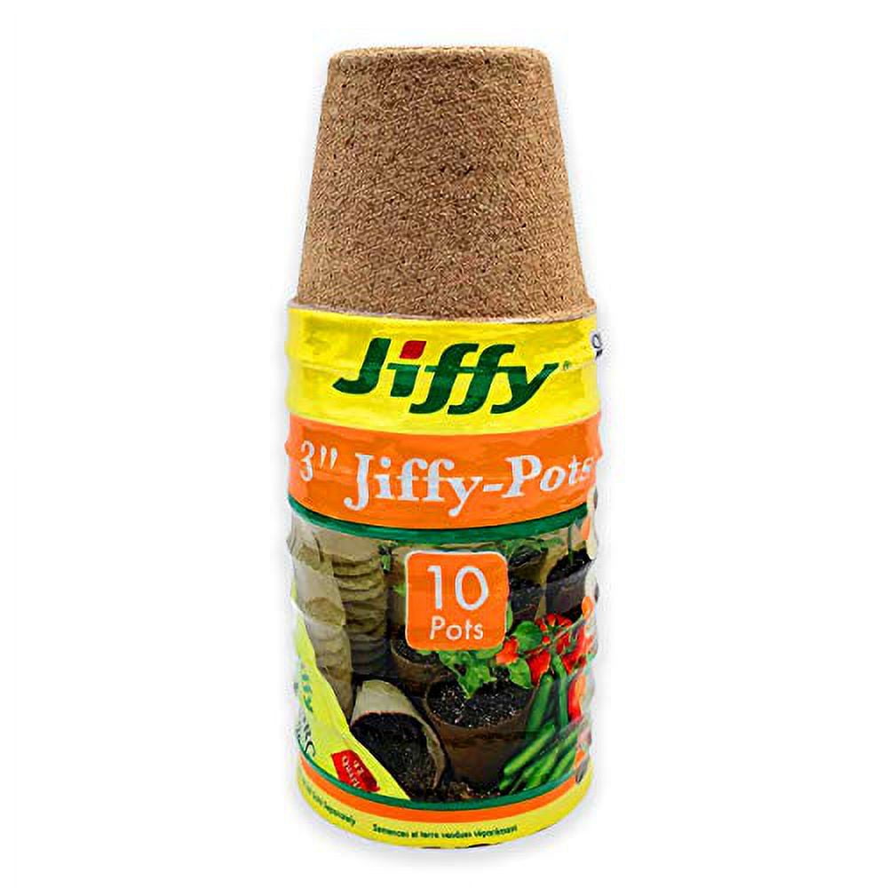 Round Jiffy peat pots