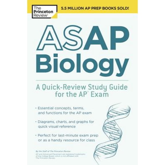 Pre-Owned College Test Preparation: ASAP Biology: A Quick-Review Study Guide for the AP Exam (Paperback)