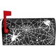 thumbnail image 2 of Halloween Mailbox Cover Magnetic Large Oversized Spiders Spiderweb Mailbox Wraps Post Letter Box Cover for Garden Yard Home Decor 25.5" x 21", 2 of 6
