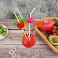 thumbnail image 5 of 50pcs Colorful Wedding Mix Color Juice Party Tableware Umbrella Drinking Straw Bar Supplies Plastic Straws FRUIT COLOR BAR MIXED COLOR, 5 of 8
