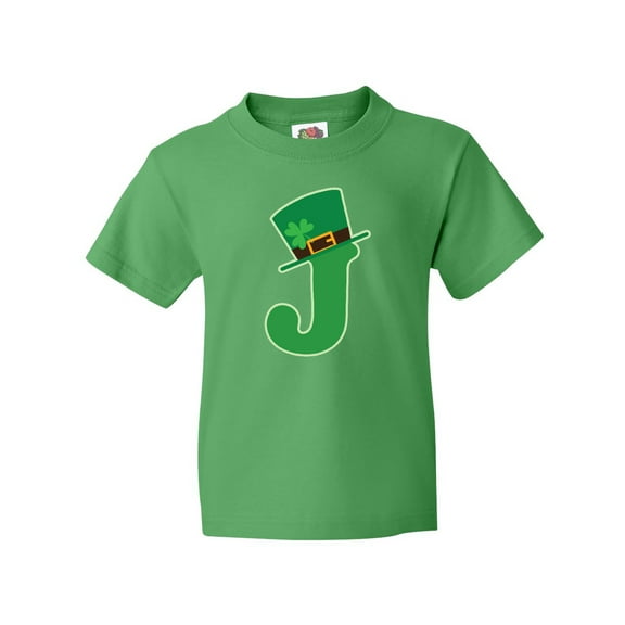 Inktastic Irish St Patricks Day Letter J Monogram Youth T-Shirt