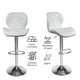 thumbnail image 2 of Set De 2 Bancos De Cocina Mostrador Barra Silla Taburete Comedor Respaldo Alto Altura Regulable y Función Giratoria 360°, 2 of 7