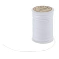 thumbnail image 2 of 1 carrete de hilo encerado para coser cuero de 0,5 mm, para manualidades de costura a mano, 65 m Blanco, 2 of 9