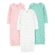 thumbnail image 1 of Bata de dormir Simple Joys de Carter's para niñas, algodón, paquete de 3, 1 of 2