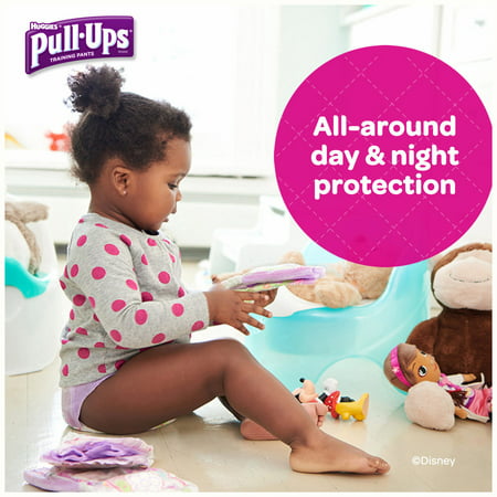 A Product of Pull-Ups Learning Designs Training Pants for Girls - Size 2T-3T - 124 pieces each [Skin Soft, Comfortable and Good Sleep Diapers](Babys Best
