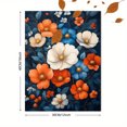 thumbnail image 3 of UXIEQU 12x16 Inch 2D Flat Colorful Botanical Wall Art Maximalist Living Room Bedroom Canvas Decor, 3 of 8