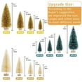thumbnail image 2 of Monfince 8/24pcs Small Christmas Tree,Mini Christmas Tree, Mini Pine Tree, Bottle Brush Fake Trees with Wooden Base for Tabletop Decorative(4 Sizes), 2 of 9
