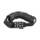 thumbnail image 4 of Candado de cadena para casco, candado con cable para casco, candado con contraseña para 4 cascos, candado con cable para bicicleta, valor excepcional, 4 of 9