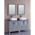 thumbnail image 1 of Mercury Import Group AGR230CBEBG 60 in. Bosconi Double Vanity Set - Gray, 1 of 1