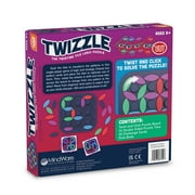 MindWare Twizzle Twisting Tile Logic Puzzles, 24 Double Sided Puzzle Tiles, 40 Challenge Card, 1 or More Players