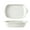 White, variant on Rectangular Ceramic Double-Handled Baking Pan Household Use Oven Microwave Steak Baked Rice