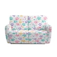 thumbnail image 3 of Xixirimido Stretch Recliner Slipcovers Printed Sofa Cover 6-Piece Reclining Chair Covers Recliner Chair Cover with Pockets Furniture Protector for Living Room, Colorful Animal Paws, 3 of 8