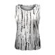 thumbnail image 4 of Camiseta holgada sin mangas con cuello redondo y estampado de moda para mujer Pompotops lopia993823, 4 of 4