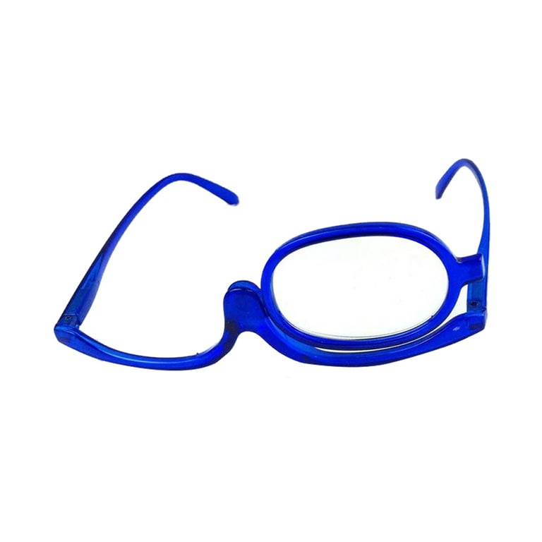 Soarea Makeup Reading Glasses for Women Magnifying Cosmetic Readers Flip  Single Lens Rotating Eyeglasses 3660 (2 Packs, 3.25)
