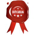 thumbnail image 3 of CafePress - A Product Of South Carolina - Greeting Card, Blank Inside Matte, 3 of 4